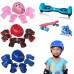 7pcs Kid Child Self Balancing Bike Bicycle Roller Knee Elbow Wrist Dirt Bike Helmets Kids Ages 3-5-8 Pad Set Kit Wholesale&Retail - B07GDQ6YN7