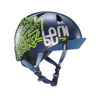 Bern Boys' Nino Helmet w/ Flip Visor & Performance Sweatband Bundle - B073VY23TN
