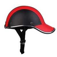 FidgetFidget Helmet Ultra-light Cycling PU Baseball Cap Style Bike Motorcycle Visor - B07G5X9PMZ