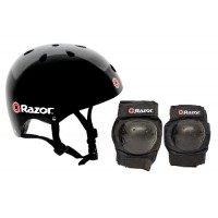 Razor Skater Multi-Sport Helmet and Pad Combo Set - B000K802W8