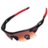 AMSKY Polarized Sports Sunglasses  Bike Sunglasses for Men Women Youth Cycling Running Driving Fishing Golf Baseball Glasses - B07FVL37T5