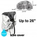 AYAMAYA Bike Covers + Bike Helmet Cover  26" Big Size Heavy Duty Motorcycle Biycle Dust Wind Rain Sun Proof Covers with Carry Bag & High Visibility Waterproof Cycling Helmet Rain Cover for Cycling - B073XKJMMG