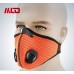Activated Carbon Dustproof/Dust Mask - with Extra Filter Cotton Sheet and Valves for Exhaust Gas  Pollen Allergy  PM2.5  Running  Cycling  Outdoor Activities - B07FSSVBHX