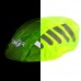 BTR High Visibility Universal Size Bike / Bicycle Waterproof Helmet Cover With Reflective Stripes - One Size Fits All - B00HVBZH0Y