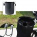 Gracefulvara Black Cycling Front Bag Basket Folding Outdoor Pack - B07G86XP9J