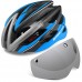 LEADFAS Cycle helmets ANGINSTAR Bike Cycling Helmet with Detachable Magnetic Goggles Visor Shield Adjustable Unisex Men Women Road Mountain Safety Protection Biking Bicycle Helmet - B074ZQXM96