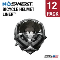 No Sweat Bike/Cycling Helmet Liner - Moisture Wicking Sweatband Absorbs Dripping Sweat (Hypoallergenic  thin  soft & lightweight) - B06XQ75VY9