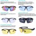 Earyl Cycling Sunglasses  Polarized Sports Sunglasses for Men&Women Baseball Running with 5 Interchangeable Lenses UV400 Protection Sports - B07FTDZT1G