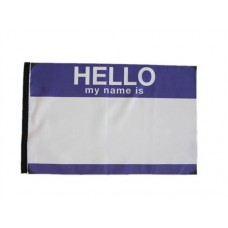 Extension Flag - Hello My Name Is - B0055CJUOU
