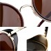 Hot Steampunk Retro Style 50s Silver/Golden and Black Frame Round Mirror Lens Glasses Blinder Sunglasses for Men Women Outdoor Beach - B01KH2N070