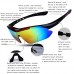 OBAOLAY Men's Polarized Sports Sunglasses Women's Cycling Glasses Fishing Golf Baseball UV400  5 Replaceable Lenses - B07CZ1NVHJ