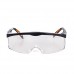 SimingD Safety Glasses With Translucent Black Polycarbonate Frame And Clear Indoor/Outdoor Mirror(Blue) - B07C3N31LC