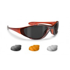 Sport Sunglasses Multilens Running Golf Ski Cycling by Bertoni Italy - D200 Wraparound Sports Windproof Glasses - B01M5GAW5O