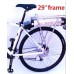 Electric bike battery rear rack fits 26"-29" bike frame slide rail rear rack silver Alum super light - B00S8JZZJQ