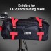 Dilwe Bicycle Carry Bag  Portable Folding 2 Sizes Transport Cover Carrying Case for 14-20in Bikes with Shoulder Strap - B07F649G6P