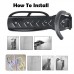 Altruism Bike Wall Rack Black Hanger With Locking Hook Works Tight and Firm As Vertical Wall Mounted Holder/Stand - B01N2YVL9B