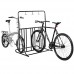 Bicycle Parking Storage Rack 1-6 Bikes Steel Park Stand 2/3/4/5 Black - B074RMDPFB