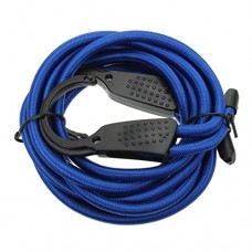 Kenthia 3M Car Adjustable Bungee Cord Hook Ends Braided Rope Bike Luggage Racks Clothes Hanger Tie Down Strap - Blue - B07F9NBGSQ
