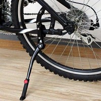 Onner Bicycle Side Kickstand  Adjustable Aluminum Mountain Bike Rear Kick Stand with Anti-slip Rubber Foot - B07FQF3LPK