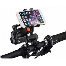 Three BY Multifunctional Bike Mount Holder Bicycle Phone Flashlights 360 Degree Rotation Universals Clip with One-button Released for iPhone Samsung or any Smartphone GPS - B076GY7N5J