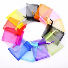 30 Pcs Colorful Organza Jewelry Candy Gift Pouch Bags Wedding Party Favors 7x9cm - B071QZNGK7
