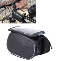 Iglobalbuy Bike Waterproof Front Frame Tube Storage Handlebar Bag Mobile Phone Holder For iPhone 7 7Plus 6 6plus 6s 5 5s≤ 5.7" Screen - B071HXRYZH