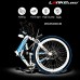 LANG TU 26'' Folding Electric Mountain Bike  48V 12AH Li-on Battery  500/240W Motor  Front & Rear Suspension Frame  Both Disc Brake. - B07DPL6S98