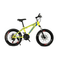 Omeng Fat Tires Dual Disc Brakes Variable Speed Shock Absorbing Mountain Bike (20''  21 speed) - B07G45DQZW