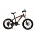 Omeng Fat Tires Dual Disc Brakes Variable Speed Shock Absorbing Mountain Bike (20''  21 speed) - B07G45DQZW