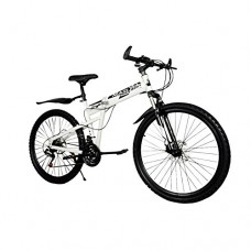 Omeng Mountain Bike Folding Bike Double Disc Brakes Bicycle(26''  21 speed) - B07F5HL5XX