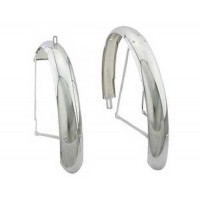 26" Classic Stander Middleweight Fender Set Chrome. for bicycles  bikes  for 26" lowrider bike  beach cruiser. - B00GCI8K60