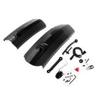 Dovewill 1 Set Folding Bike Bicycle Mudguards Fenders & Tail Light for 26" Front and Rear Wheel - B077XH4DB3