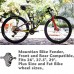 HCFGS Mountain Bike Fenders  2 Packs MTB Mudguard Quick Release Cycling Fender  Compatible with Front and Rear  Fits 26"  27.5"  29"  Plus Size and Fat Bike Wheel Sizes - B07FMQ548H