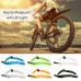 Lixada Bicycle Fender MTB Mountain Bike Cycling Front Rear LED Mudguard Set Durable Bicycle Mud Guards with LED Tail Light - B072XB3YR9