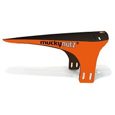 Mucky Nutz Bender Face Fender XL Mountain Bike Front Mudguard - Black/Orange - B00PKBR1BA