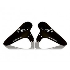 Pair Bicycle Mud Guard  Fenders - for Road BIkes  Mountain Bikes  BMX  Trail Bikes.Duck Flap Works on Front or Rear of bike. No tools to install. - B01CRNX7C0