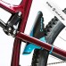 Riesel Schlamm PE Front & Rear Bike Mudguards - Blue - B076ZN1C41