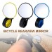 Auntwhale Bicycle Rearview Mirror Bicycle Reflector Portable 3color ABS Plastic Bike Cycling Rotating Rearview Mirror - B07F363M31