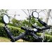 IDWAI 2Pcs Bike Mirror  Bicycle Mirrors for Handlebars With 360° Rotation and Compatible Bracket - B07C7R84PC