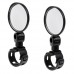 Jili Online 1 Pair Cycling Riding Bicycle Bike Rear View Mirror with Wide Angle Lens and Adjustable Universal Handle for Road Bike Mountain Bike - B073QQTGVD