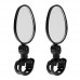 Jili Online 2Pcs Bicycle Motorcycle Handlebar Rearview Mirror 360° Rotation Safety Rear View Mirror - B077X7T24D