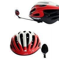 Meiyiu Bicycle Bike Riding Mini Rearview Mirror Helmet Reflector Multi Angle Adjustable Without Helmet - B07GF23VMX