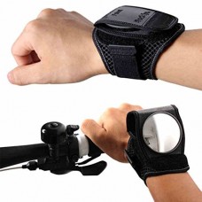 Odsports Wrist Guards Bike Mirror  Portable and Adjustable Bicycle Wrist Band Rear View Mirrors  Safety Rearview for Cyclists Mountain Road Riding Cycling Accessories - B076M8SCKZ