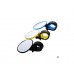 Wesource Bike Mirrors Mini Rotaty Handlebar Rubber Rearview Glass Mirror - B07F87S4CD