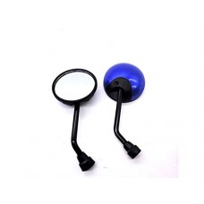 Wesource Blue General Rearview Mirror Little Turtle Round Reflector Mirror 10mm - B07F45MWJB