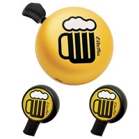 Electra Beer Cheers Ding Dong Bike Bicycle Bell Valve Cap Combo Kit - B073Z1Z7FX