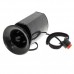 Electronic Bike Horn  Bicycle Ring Bell Loudspeaker with Remote Trigger ＆ 6 Alarm Sound Mount Black 1.6F22 9V 100dB - Handlebar Ring Loud - B073WW4Y1L