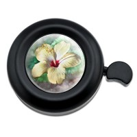 Graphics and More Tropical Yellow Hibiscus Flower Hawaiian Vacation Bicycle Handlebar Bike Bell - B07D9VSY8Y