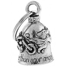 Never Ride Faster Then Your Angel Can Fly Guardian Biker Bell with Hanger - B00H3OC7CA