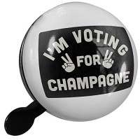 Small Bike Bell I'm Voting For Champagne Funny Saying - NEONBLOND - B07877NYZ9